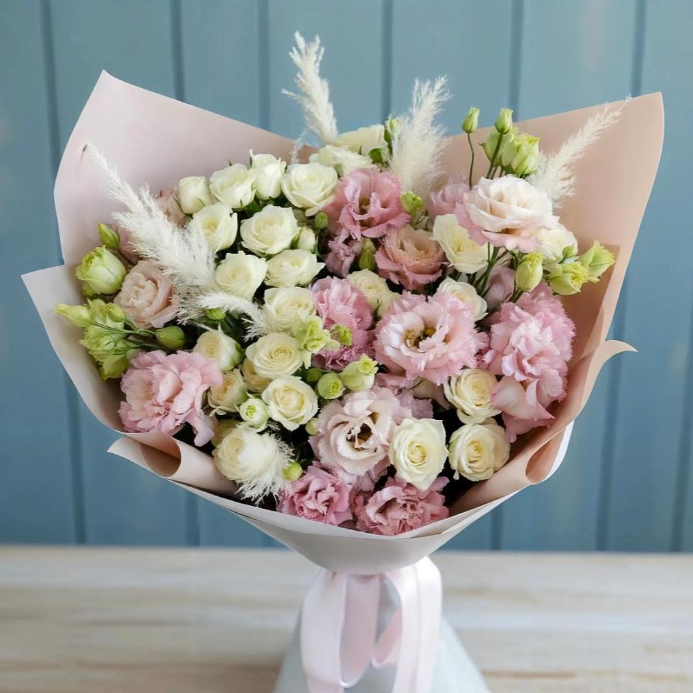 Букет цветов из: Альстромерии и Розы в Бессоновке