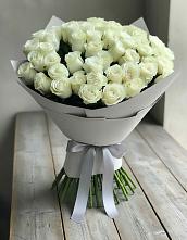 Букет 35 Белых роз в Бессоновке
