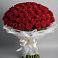Букет 101 Красная роза Блэк Мэджик в Бессоновке