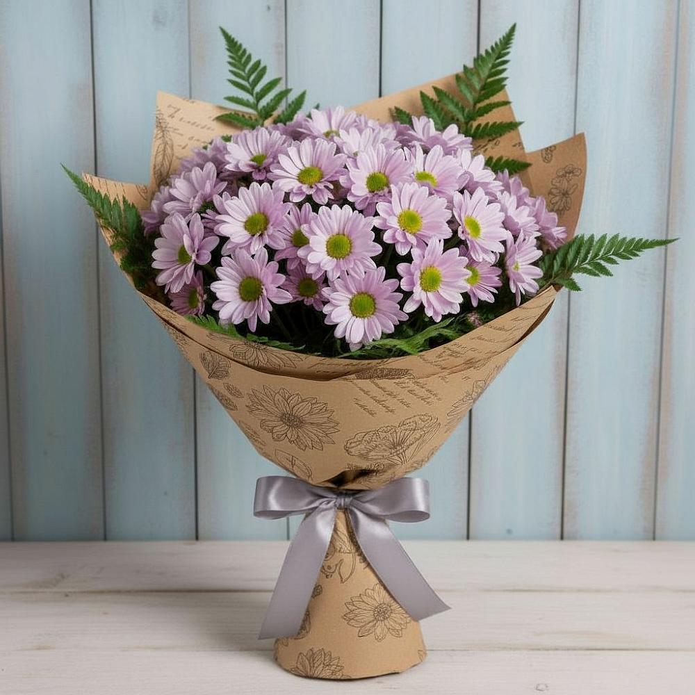 Букет цветов из: Хризантемы в Бессоновке