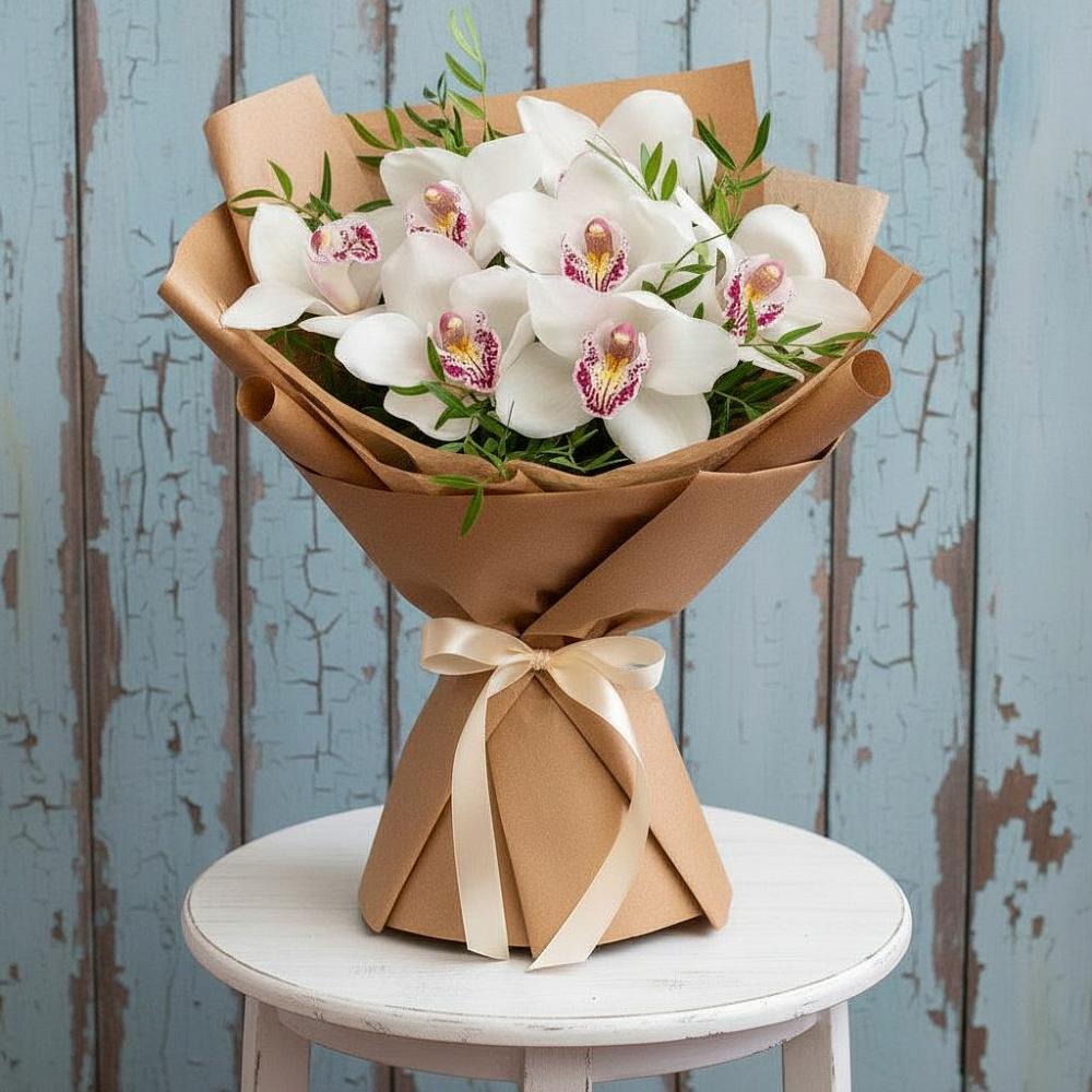 Букет цветов из: Орхидеи и Розы в Бессоновке