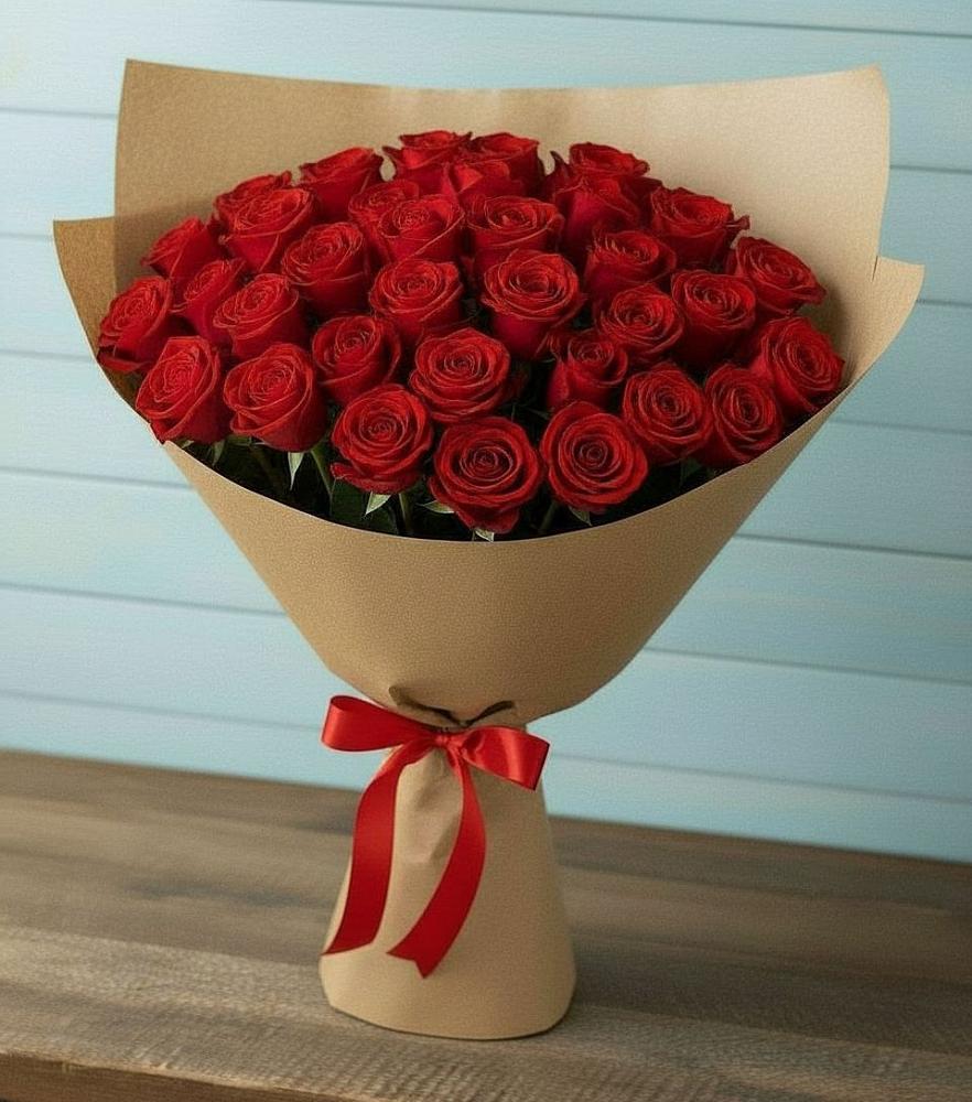 Букет Красные розы Милано в Бессоновке
