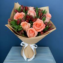 Букет цветов из:  Розы и Альстромерии #REPLACE_PRED# Бессоновке