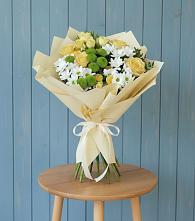 Букет цветов из:  Хризантемы и Розы в Бессоновке