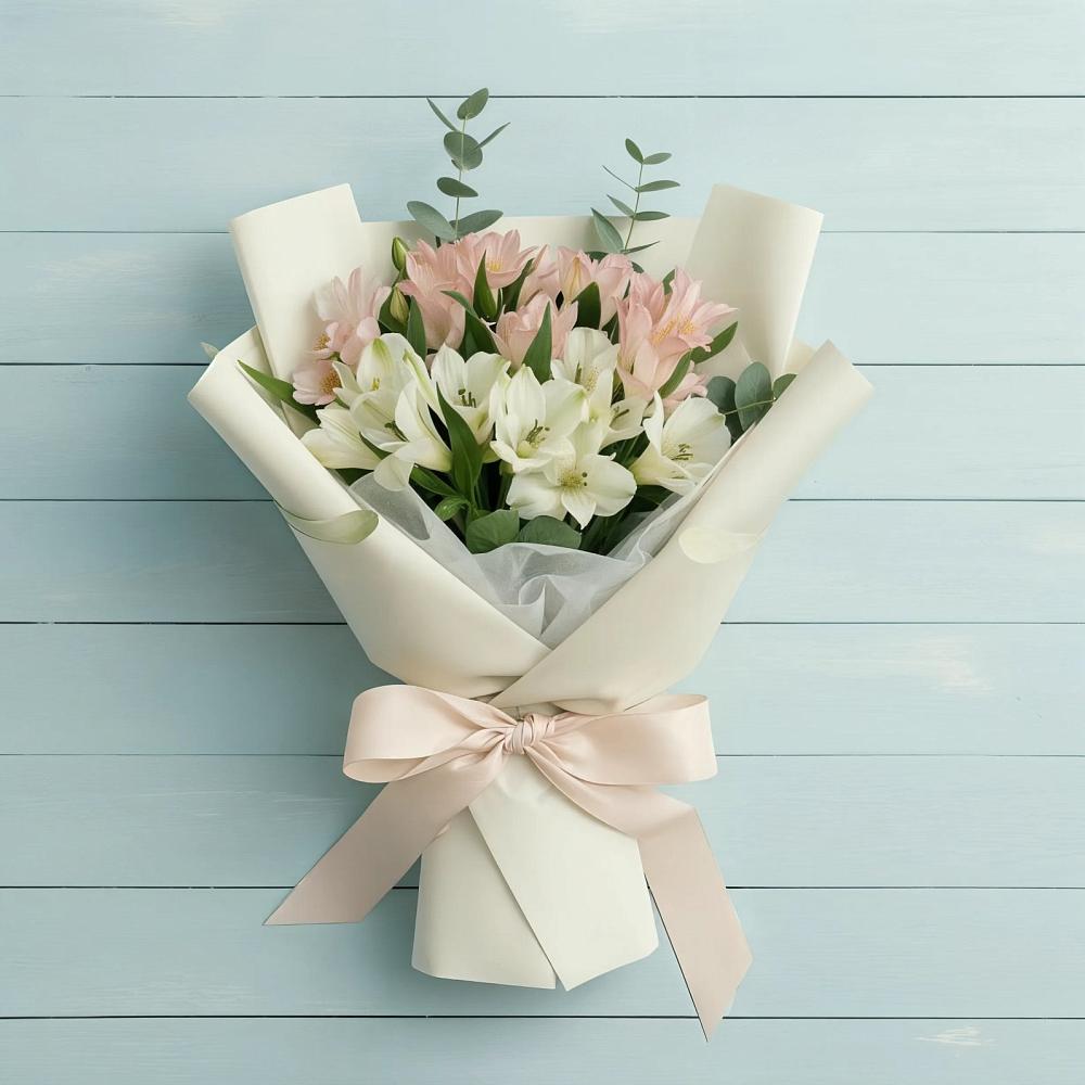 Букет цветов из: Альстромерии в Бессоновке