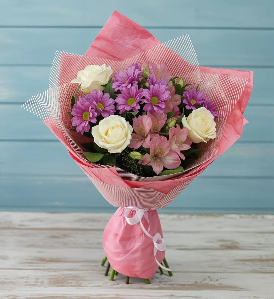 Букет цветов из: Герберы в Бессоновке