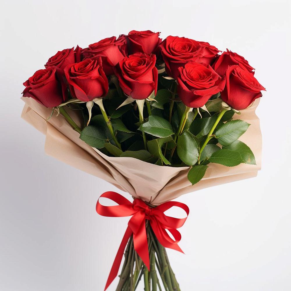 Букет 11 Красных роз Эдлесс Лав в Бессоновке